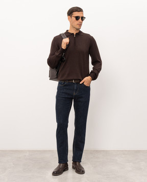 Cashmere&Whiskey Коричневе поло 474Z