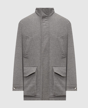 Brunello Cucinelli Серая куртка из кашемира MM4006005