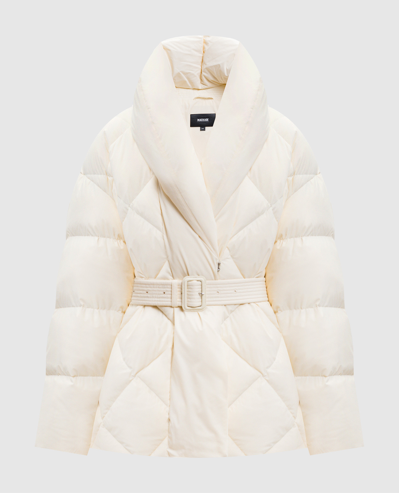 Белый пуховик OLIVE-Z