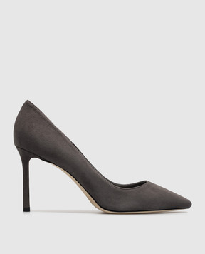 Jimmy Choo Сірі замшеві туфлі Romy ROMY85KDU