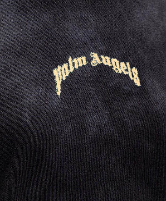 Palm Angels Серая футболка с принтом PWAA07BS26JER009 изображение 5