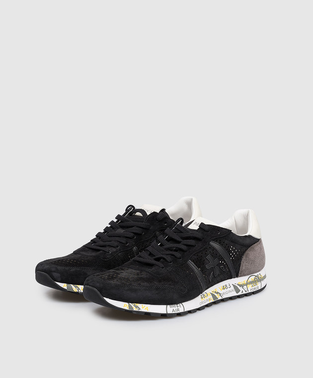 Premiata Чорні замшеві кросівки ERIC ERIC зображення 2