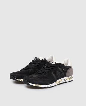Premiata Черные замшевые кроссовки ERIC ERIC