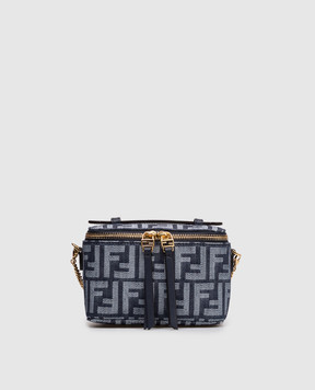 Fendi Синя сумка крос-боді Vanity у візерунок 8BS108AWVA