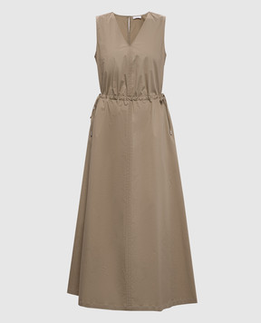 Peserico Сукня кольору хакі A0272401979