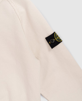 Stone Island Детский бежевый свитшот с логотипом L1S166100015S004014