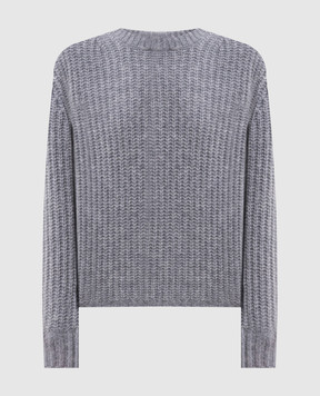 Allude Сірий светр з кашеміру та шовку 26577091