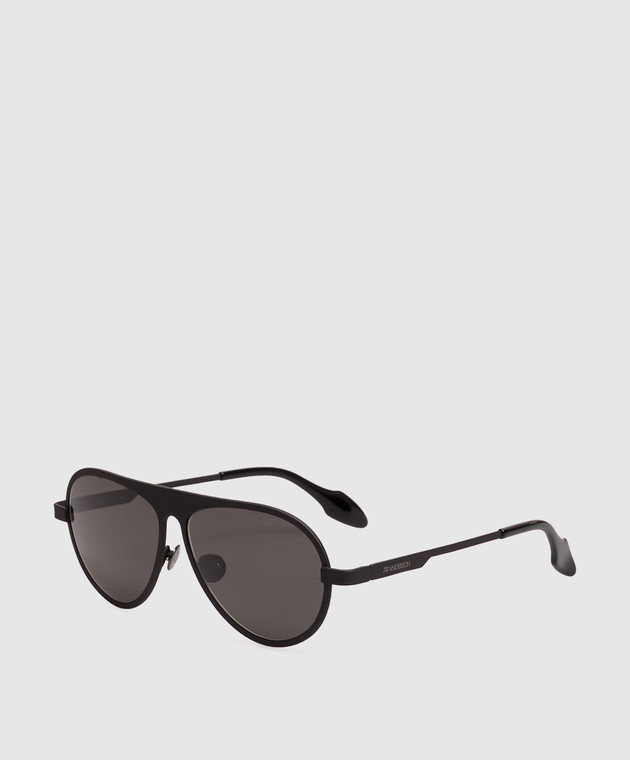 JW Anderson Черные очки JWA05-Aviator EW0021FA0500 изображение 3