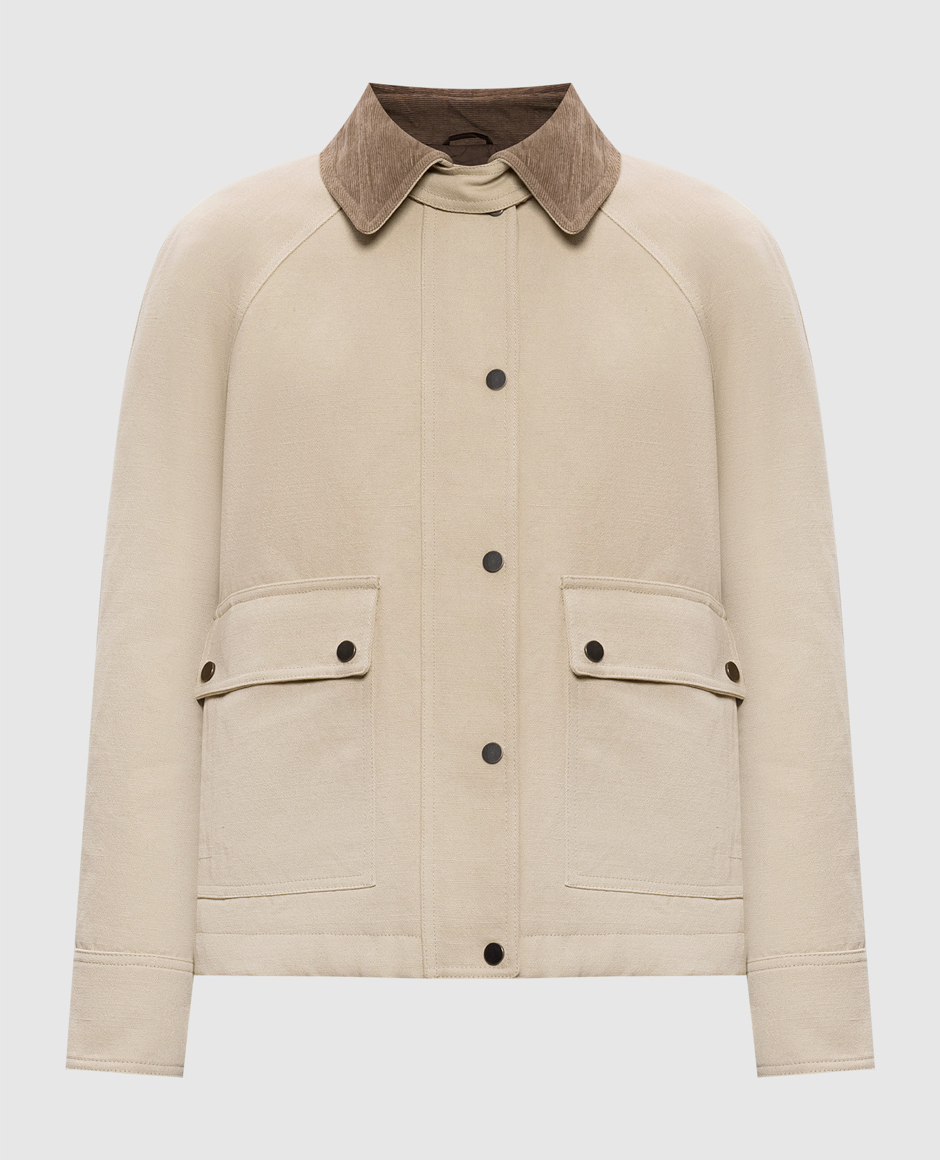 

Бежевая куртка с льном, Бежевый, Куртки