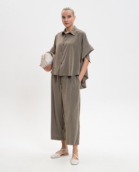 Y`S Yamamoto Штани кольору хакі YQP05500