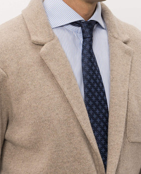 Brunello Cucinelli Синя краватка із шовку MM8660018