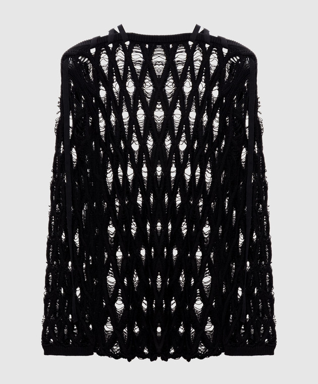 Ann Demeulemeester Чорний джемпер Izabel з кашеміром B0014343KN085
