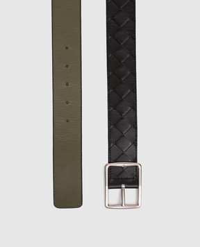 Bottega Veneta Двосторонні й шкіряний ремінь 855888VCPQ1