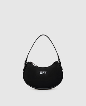 Off-White Детская черная сумка с принтом логотипа OFF OWGNN01F26FB01