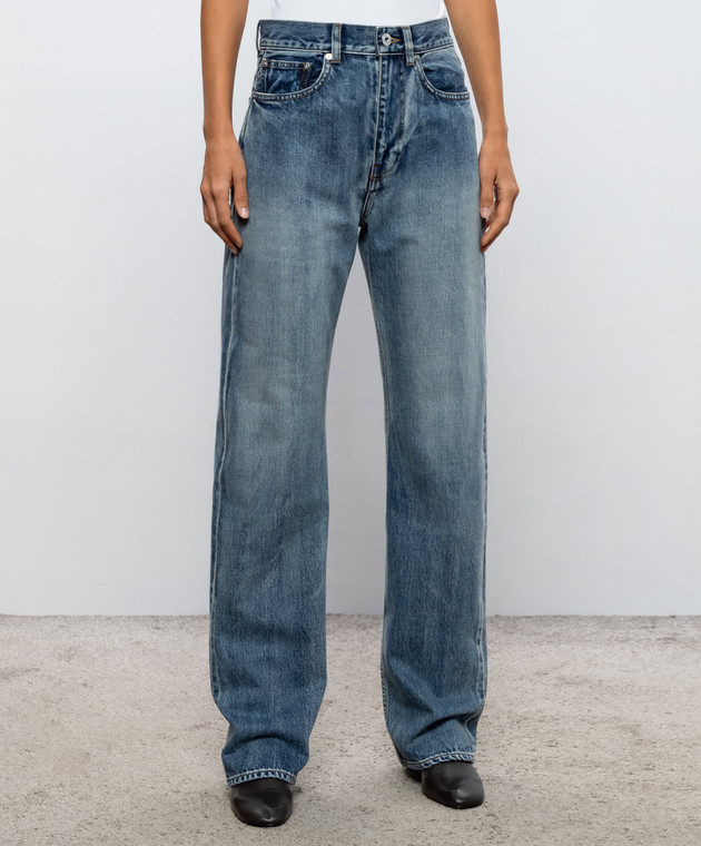 JW Anderson Сині джинси з ефектом потертості DT0124PG1852 зображення 3
