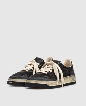 AUTRY Черные кроссовки MEDALIST Super Vintage A1UNAVLWKH01