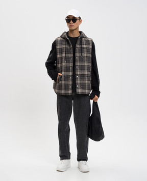 Off-White Чорний лонгслів Scribble 44MAB09CF5J005