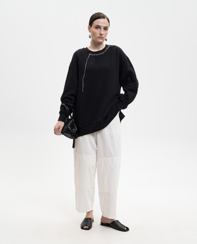 Y`S Yamamoto Чорний світшот YQT16675