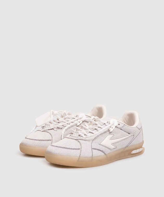 Off-White Серые кроссовки End Of Play OMIA2ALZ26DEN001 изображение 2