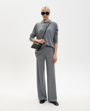 LISA YANG Серое поло Caisa 2026027