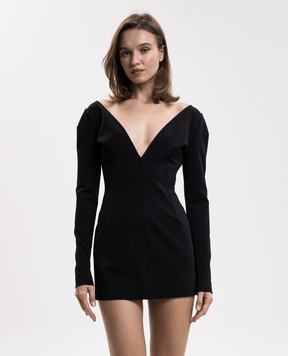 Dolce&Gabbana Черное платье мини F616RTFUGKF