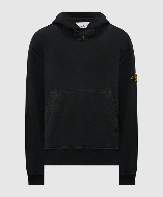 Stone Island Зелене худі з патчем логотипа L2S156100023S0A20