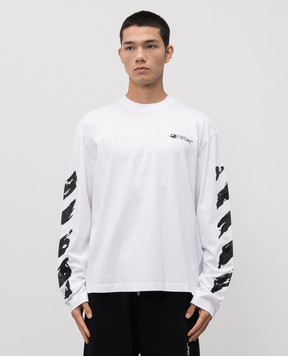 Off-White Білий лонгслів Ink Arrow 44MAB09CF5J003