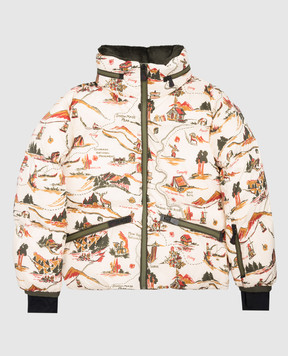 Moncler Grenoble ENFANT Дитячий бежевий пуховик Verdons L29571A0001159A1Q