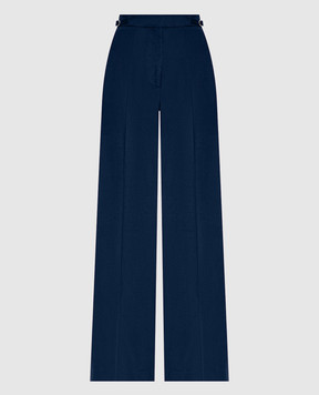 Gabriela Hearst Синие вельветовые штаны Vesta из шерсти 3262190T124