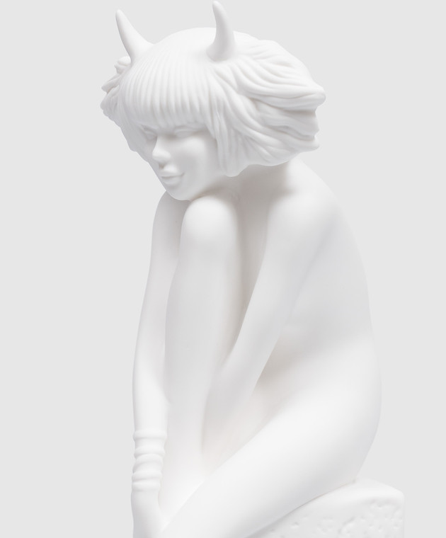 Palais Royal Декоративна біла порцелянова статуетка Zodiac Taurus woman 4505 зображення 3