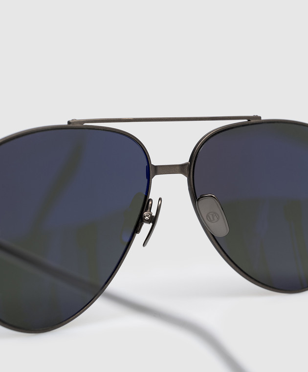 Linda Farrow Чорні сонцезахисні окуляри Marcelo LFL1421C5SUN зображення 4