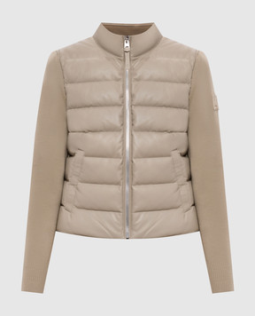 Mackage Бежевая комбинированная куртка LEELO LEELO