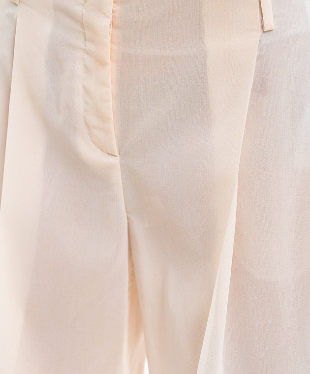 Ermanno Scervino Бежевые шорты D486P705RWK изображение 5