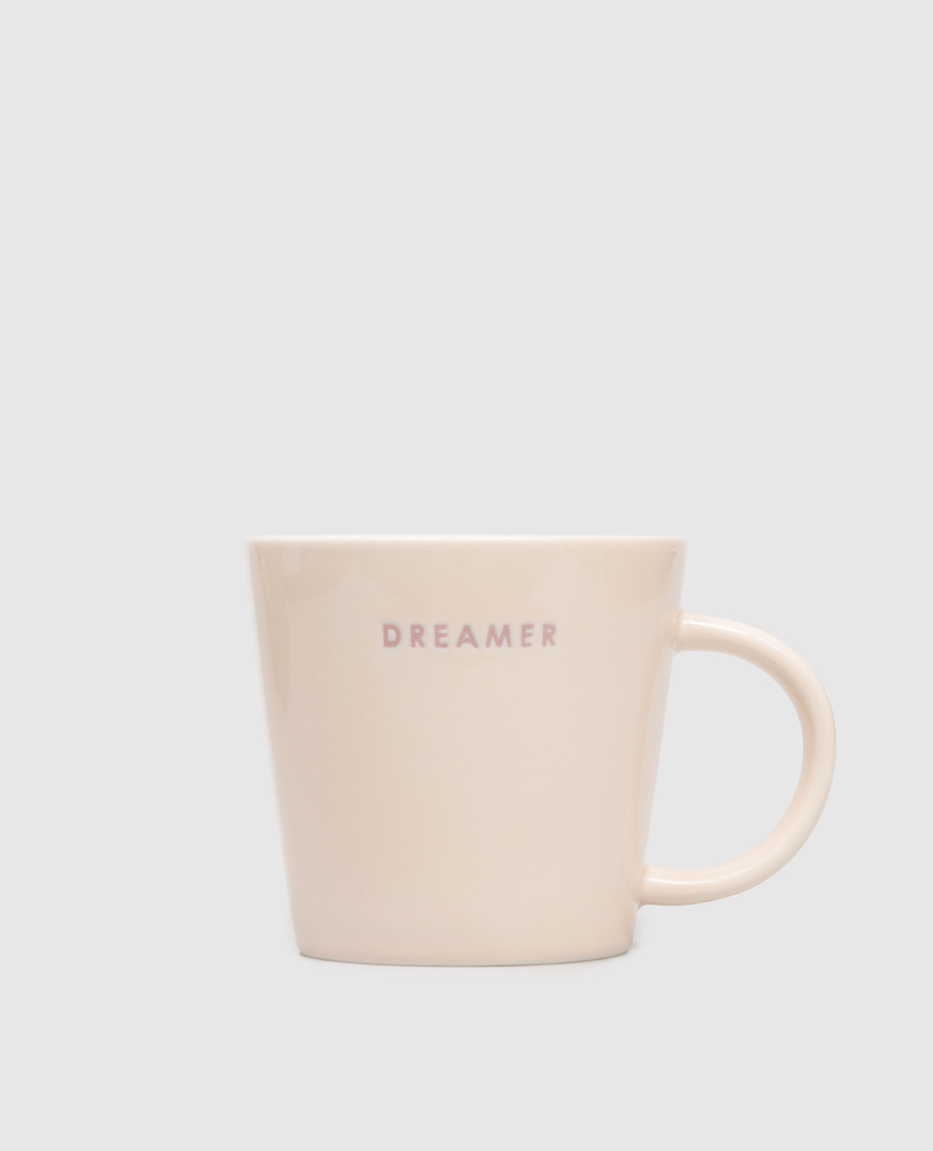 

Бежевая керамическая чашка для чая DREAMER, Бежевый, Посуда