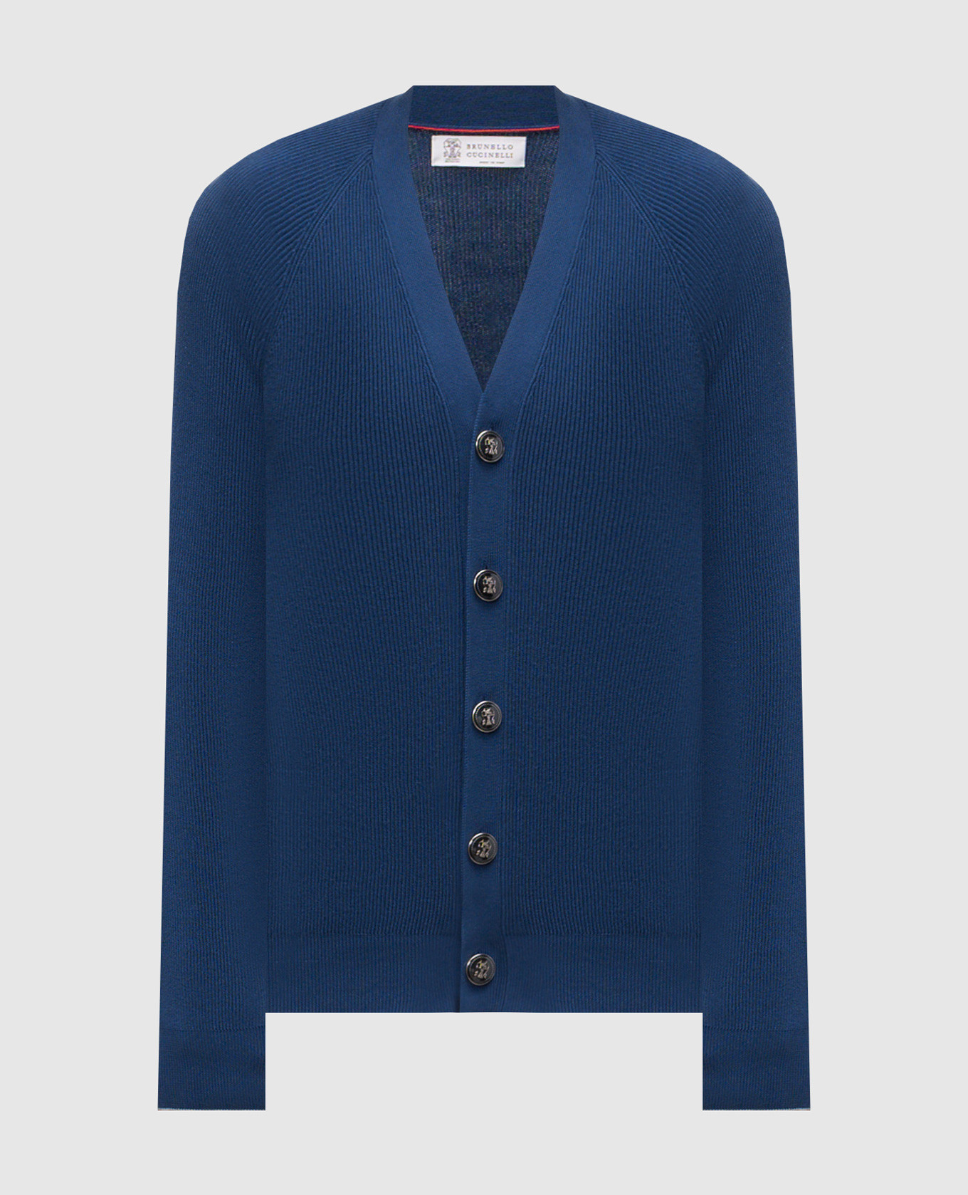 Синий кардиган