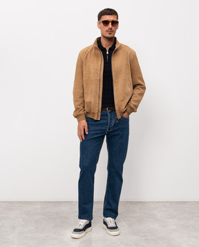 Cashmere&Whiskey Коричневая замшевая куртка 23254100332