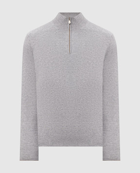 Brunello Cucinelli Серый джемпер M2200124
