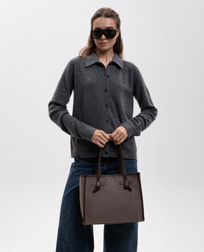 Gianni Chiarini Коричнева сумка-тоут Marcella у візерунок BS6849COMMSPIGA