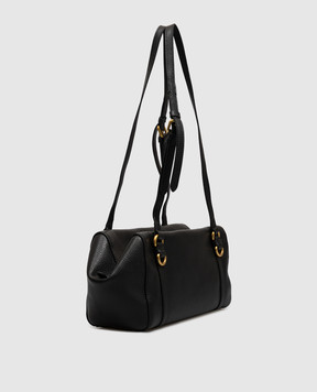 Gianni Chiarini Чорна шкіряна сумка-тоут TERRY BS12230COMMGRN