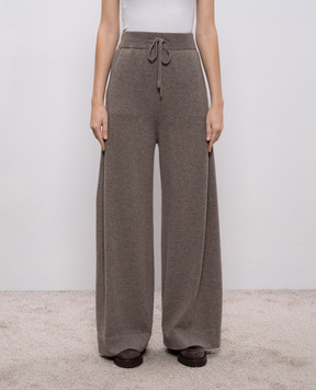 Demiur Коричневые брюки из кашемира CASH422