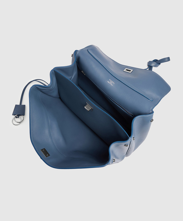 Balenciaga Синя шкіряна сумка Rodeo 7897722AA4U зображення 4