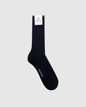 Pini Parma Сині шкарпетки з вовною SOCKBL