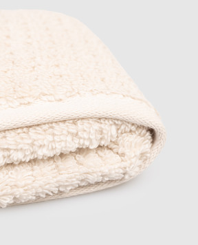 L'Appartement Махровий бежевий рушник Texture 30х40 TEXTURECOTTONWASHCLOTH