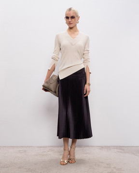 JOSEPH Коричнева спідниця міді Hayes JF009599