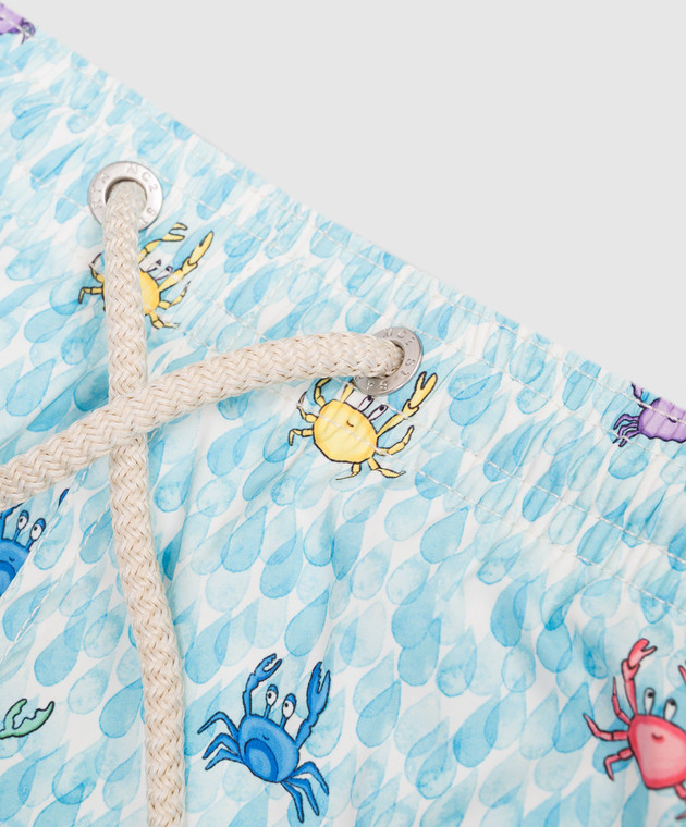 MC2 SAINT BARTH Дитячі блакитні шорти для плавання Jean Lightsng Stretch JEA002202241L зображення 3