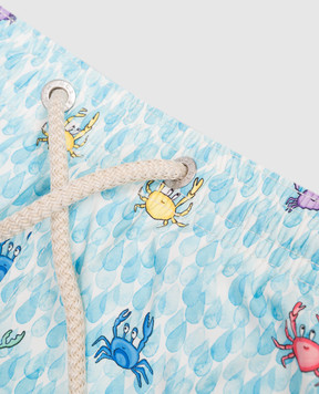 MC2 SAINT BARTH Дитячі блакитні шорти для плавання Jean Lightsng Stretch JEA002202241L