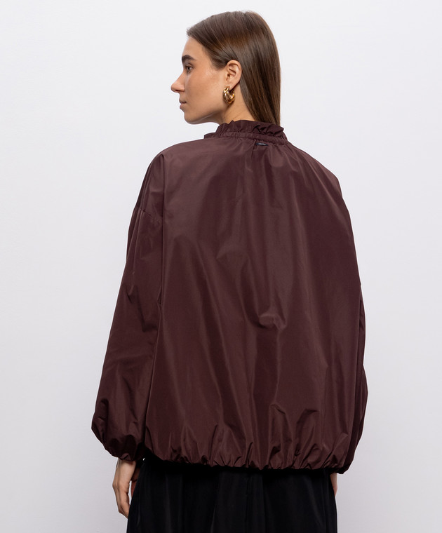 Max Mara Бордовая куртка ONDE SMMONDE изображение 4