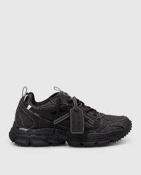Off-White Черные кроссовки Denim Be Right Back OMIA295Z26DEN001