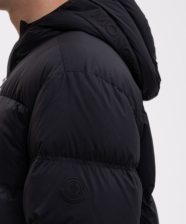 Moncler Чорний пуховик Poitevin L20911A00242597YD зображення 5