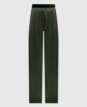 Tom Ford Зелені штани із шовку PAW683FAX881